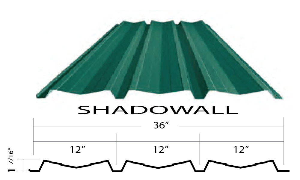 Butler Shadowall metal wall panel providing a clean architectural profile with concealed fasteners and durable long‑term performance