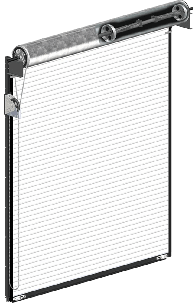 Butler Tereza Series 300 Commercial Slat Door rollup door with galvanized steel slats for industrial Butler building