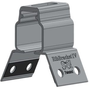 S-5 RibBracket IV solar panel clip product card for wide metal roof ribs 32mm to 35mm compatible with African and North American roof profiles