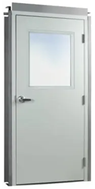 Butler Series 500 commercial grade steel walk door with 18-gauge galvanized construction prehung factory-assembled frame keyed entry lock and Butler-Cote finish for standard commercial Butler building applications