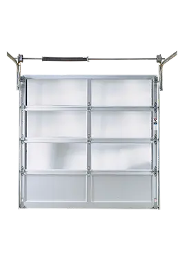 Butler Tereza AlumaView aluminum full view sectional door for commercial Butler building storefronts and industrial facilities