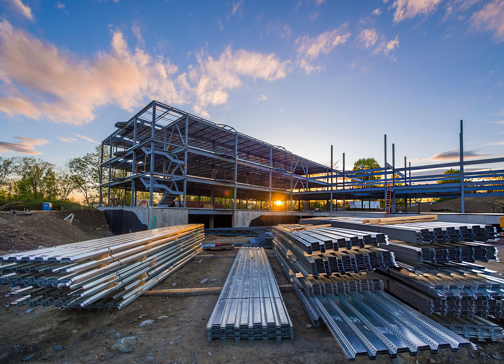 Butler solar-ready standing seam metal building with integrated insulation assembly supporting long-term energy efficiency and future solar panel expansion for commercial facilities