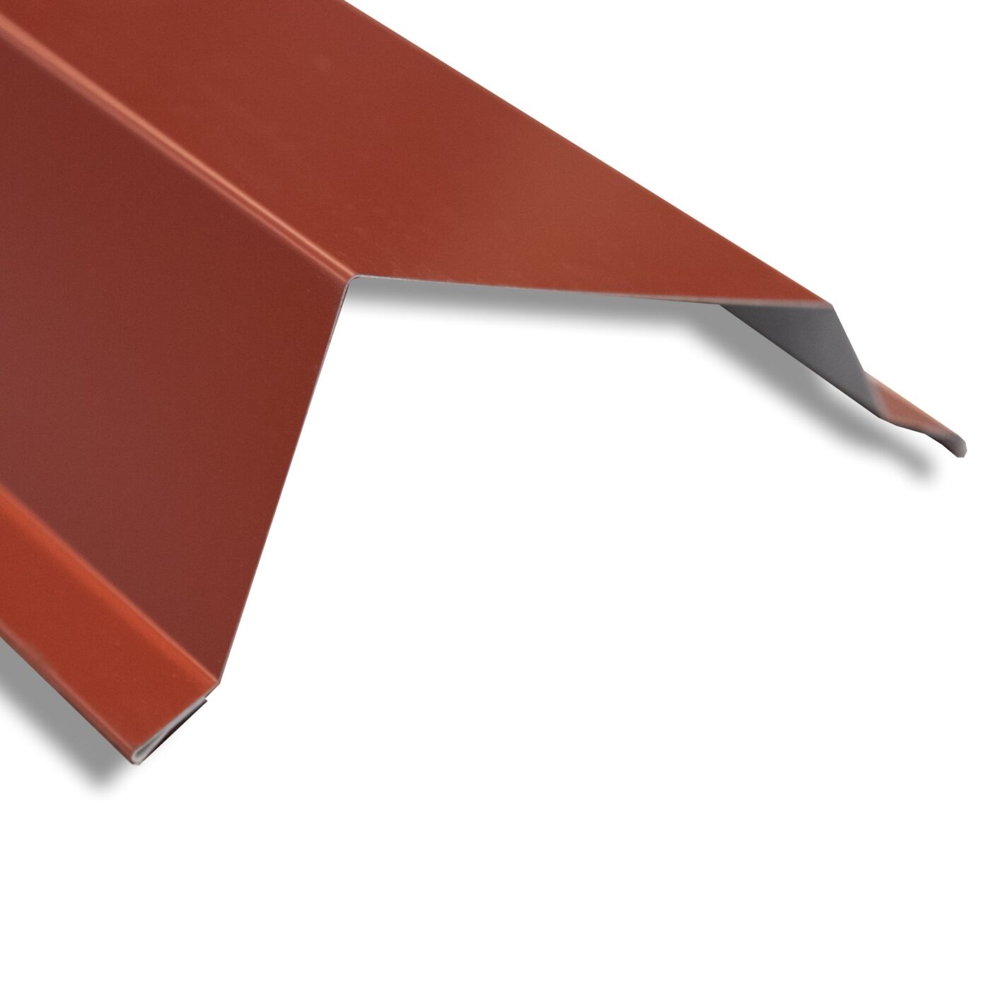 Butler Building rake trim installed along the sloped edges of a metal roof protecting roof panel edges and creating a clean finished appearance at roof rake transitions