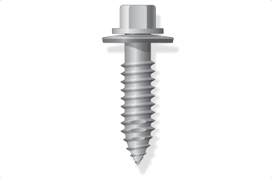 (T-AB) ⅜ × 1" Scrubolt Fastener