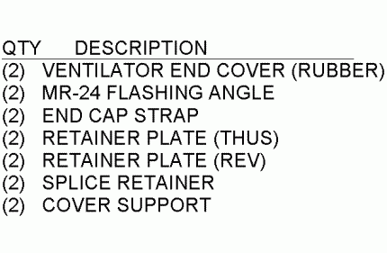 MR-24 /CMR-24 Ventilator Adapter Package (0542100)