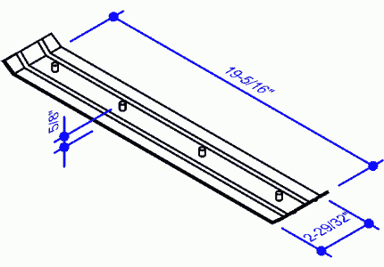 MR-24 Panel Splice Plate Assembly (0560100)