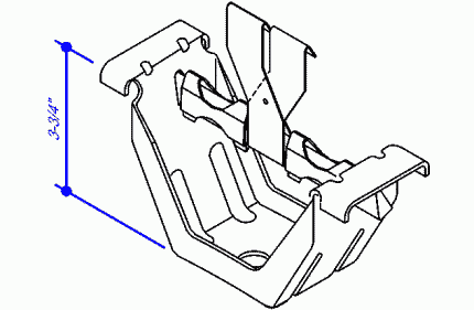 MR-24 Panel Clip - Extra Tall (0560745)
