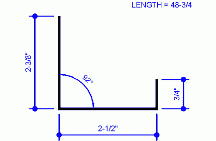 Shadowall Drip Gutter (DGS #)