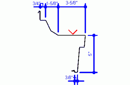 MR-24 Gable Trim (Female) (MRGT20R)