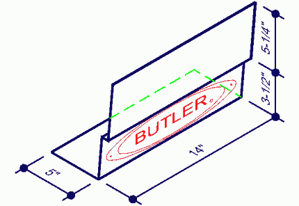 Bottom Trim Assembly at Gable (RBT3)